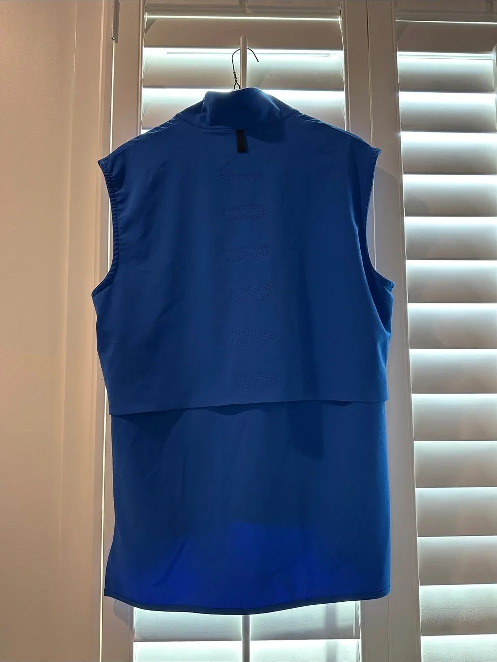 Jordan Royal Blue Sleeveless Pullover with Team Crest